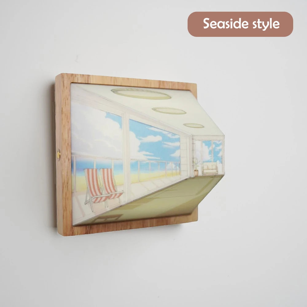 Canadian-Carto 3D Naked Eye Visual Night Light Painting