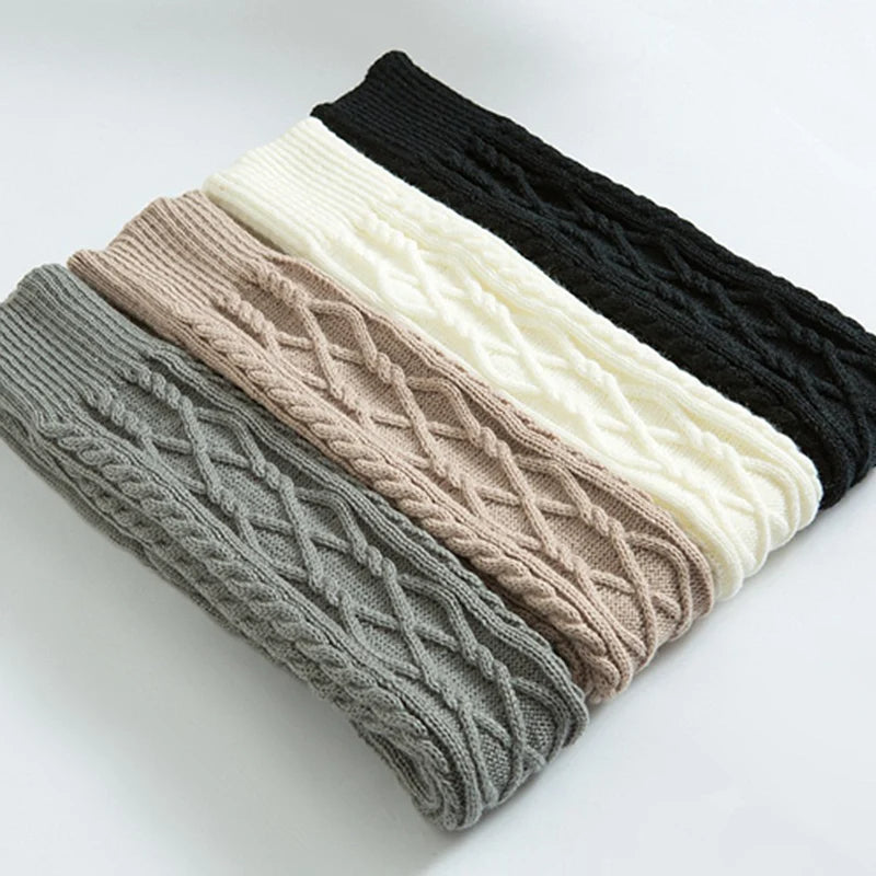 Canadian-Carto Winter Wool Over Knee Socks