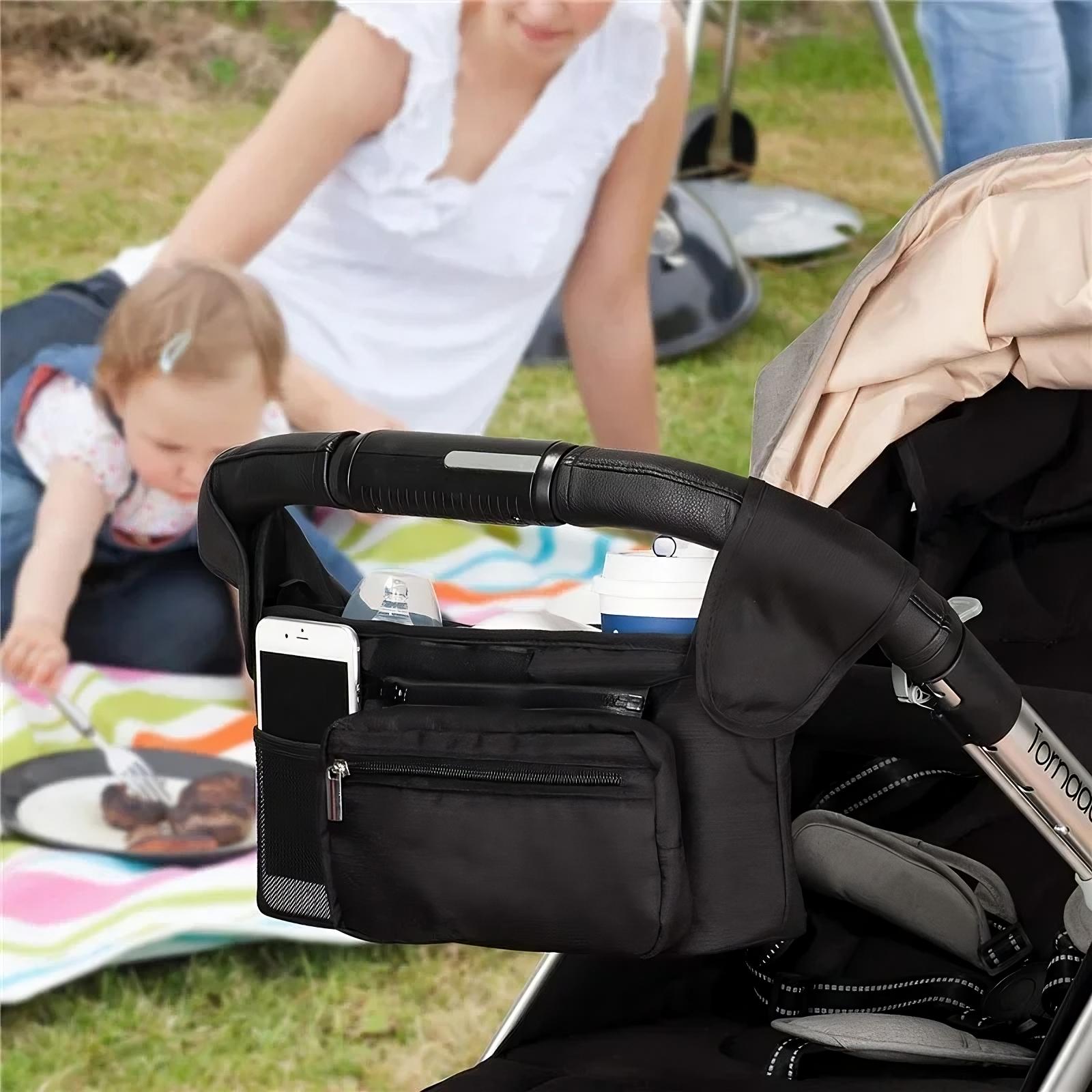 Canadian-Carto Baby Stroller Manager With Non-Slip Strap