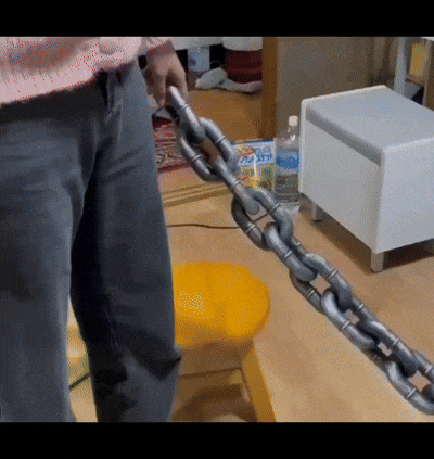 Canadian-Carto Funny Dog Chain Leash