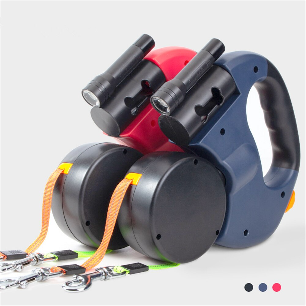 Canadian-Carto Retractable Pet Leash with Light