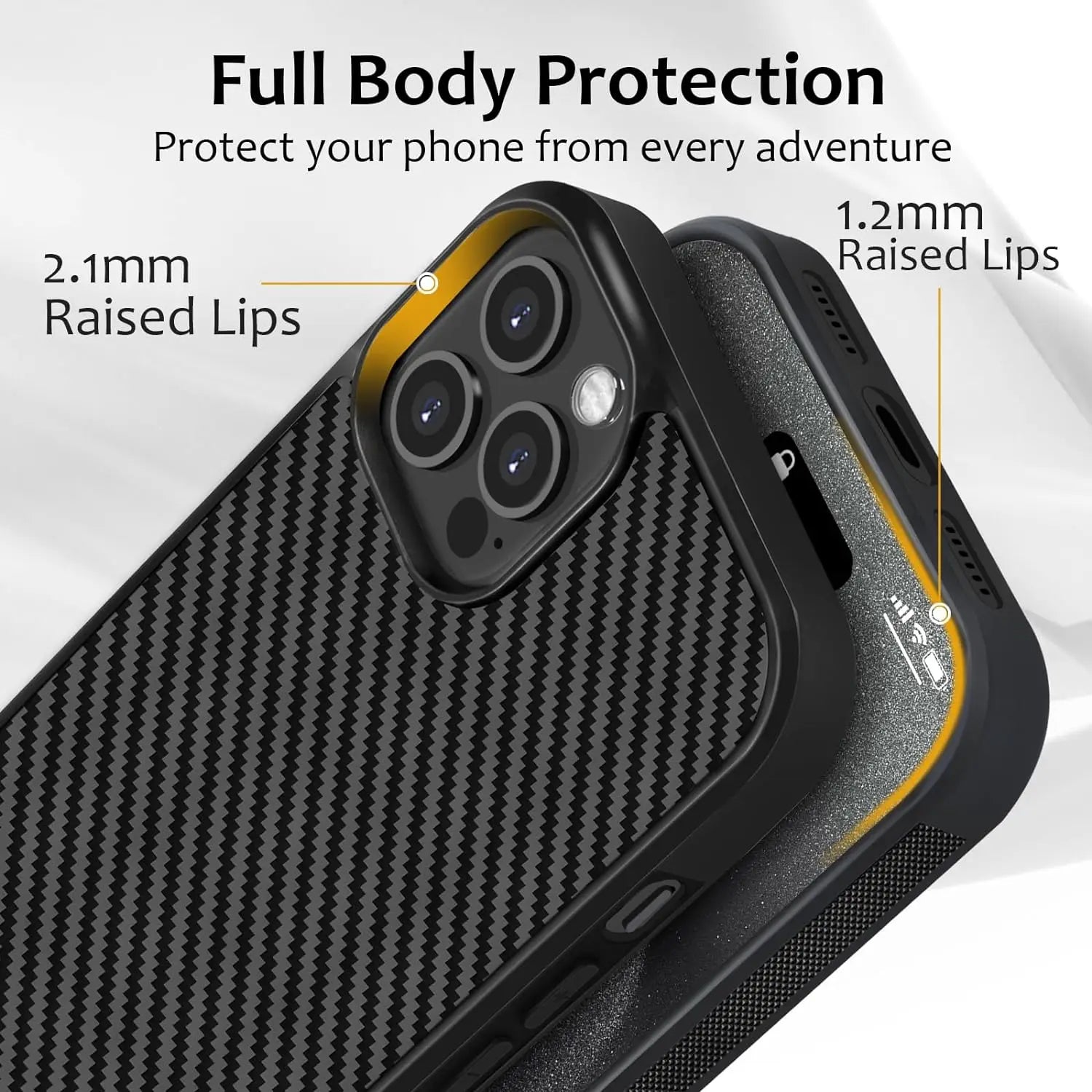 Canadian-Carto Forged Carbon Fiber TPU Phone Case