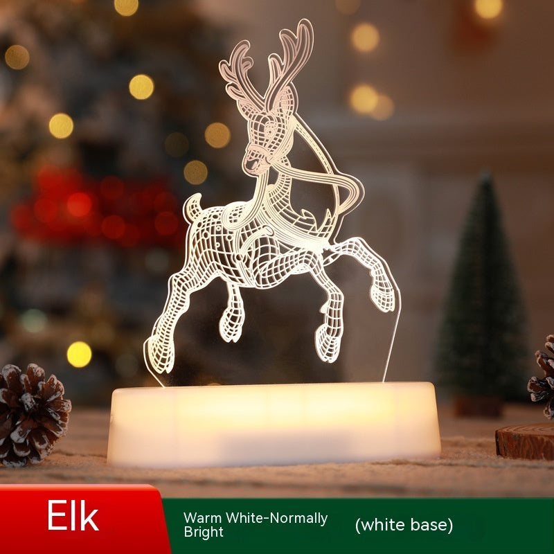 Canadian-Carto Christmas 3D Acrylic LED Night Lamp