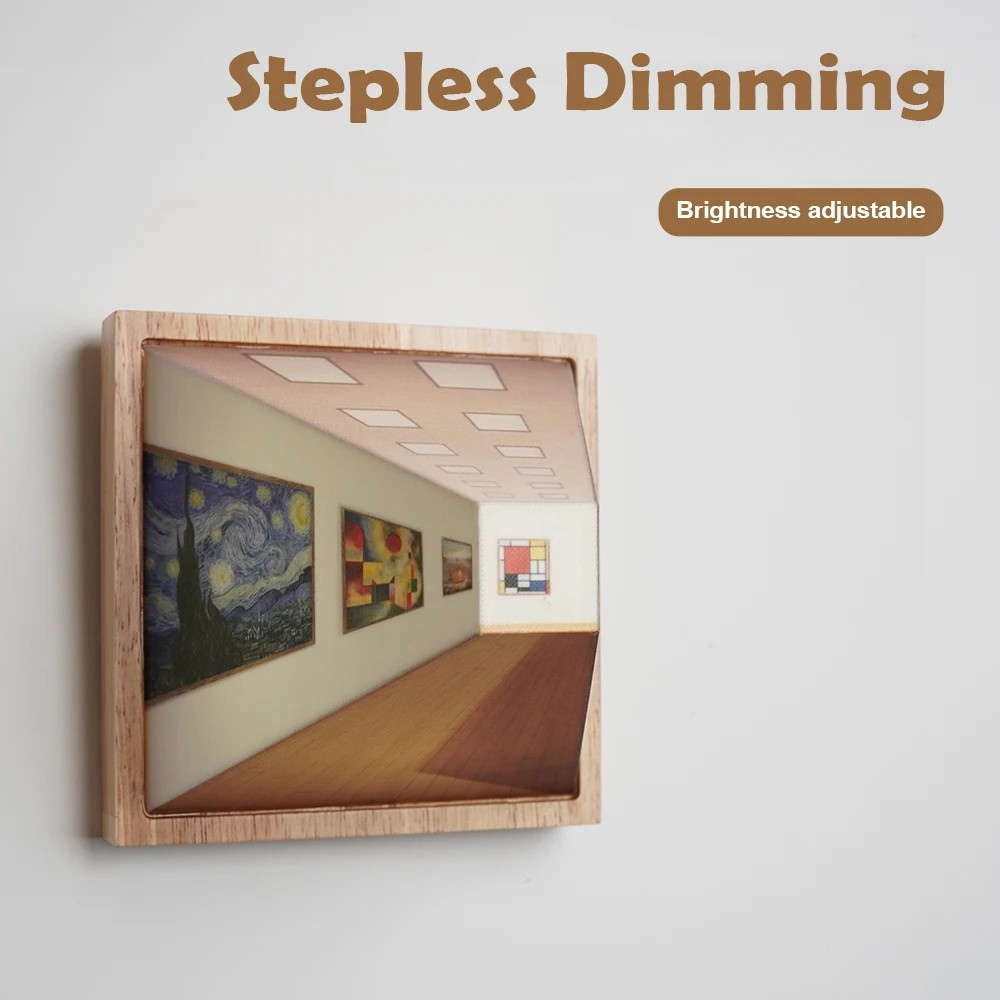 Canadian-Carto 3D Naked Eye Visual Night Light Painting