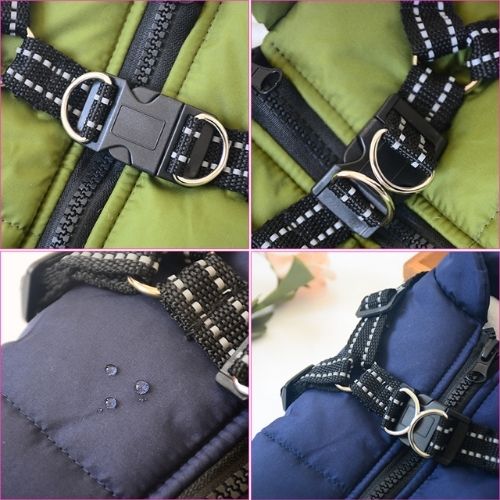 Canadian-Carto Waterproof Dog Harness Jacket