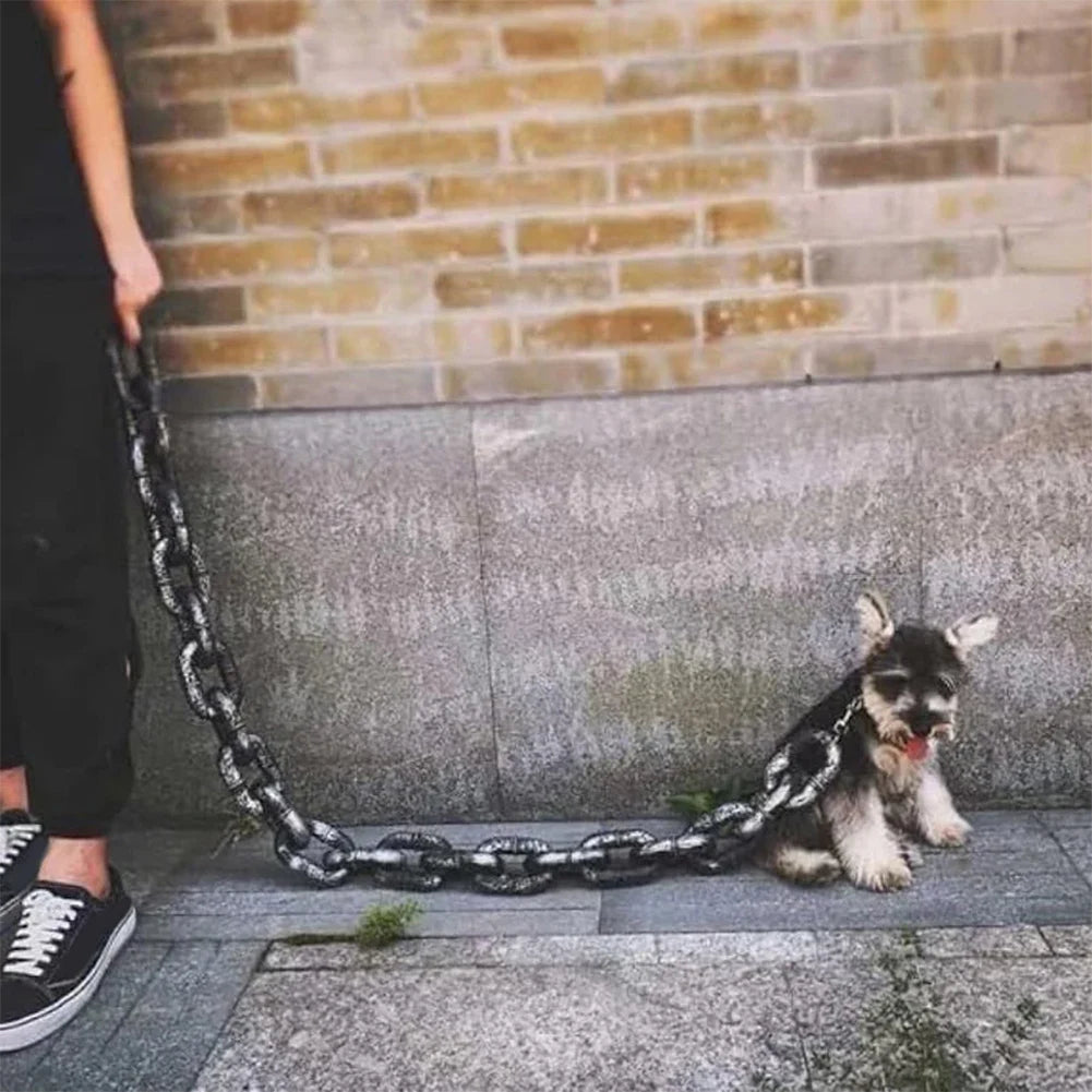 Canadian-Carto Funny Dog Chain Leash