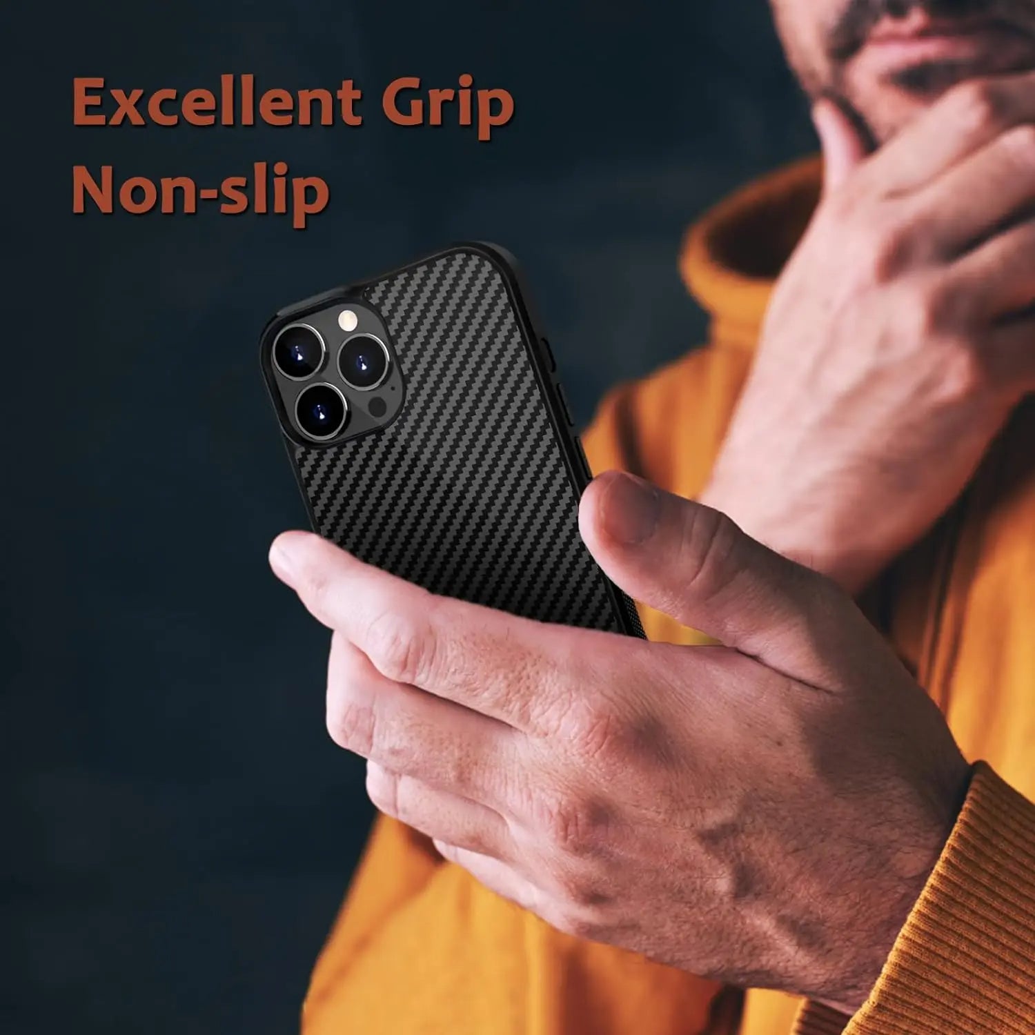 Canadian-Carto Forged Carbon Fiber TPU Phone Case