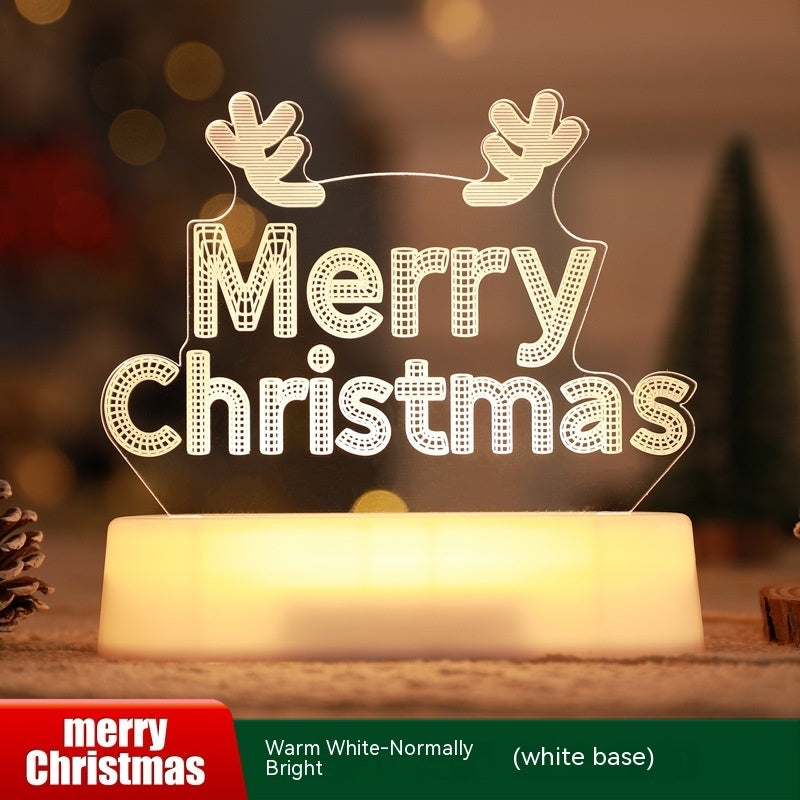 Canadian-Carto Christmas 3D Acrylic LED Night Lamp