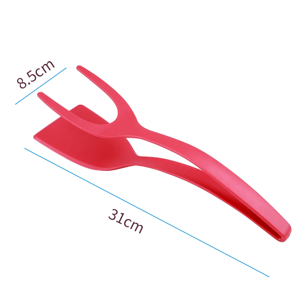 Canadian-Carto 2 In 1 Spatula Tongs for Eggs