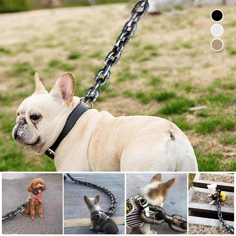 Canadian-Carto Funny Dog Chain Leash