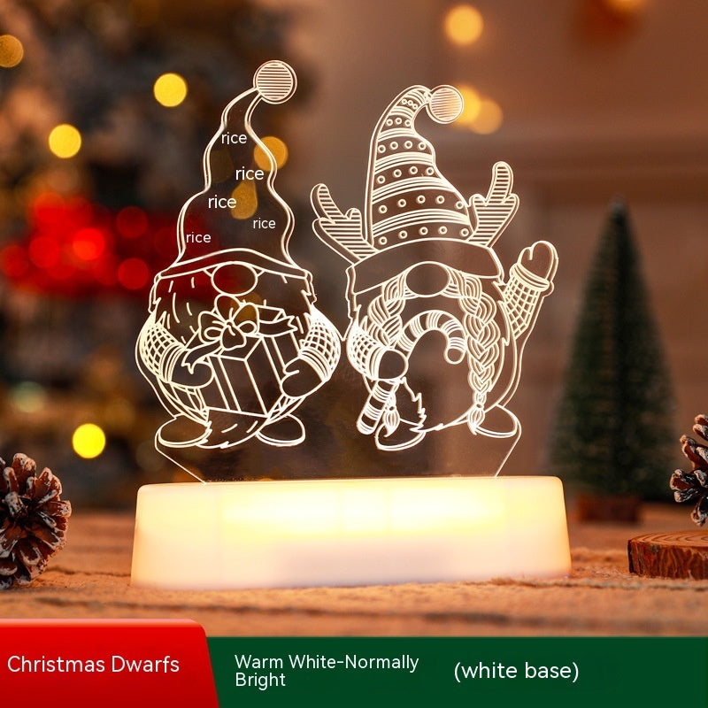 Canadian-Carto Christmas 3D Acrylic LED Night Lamp