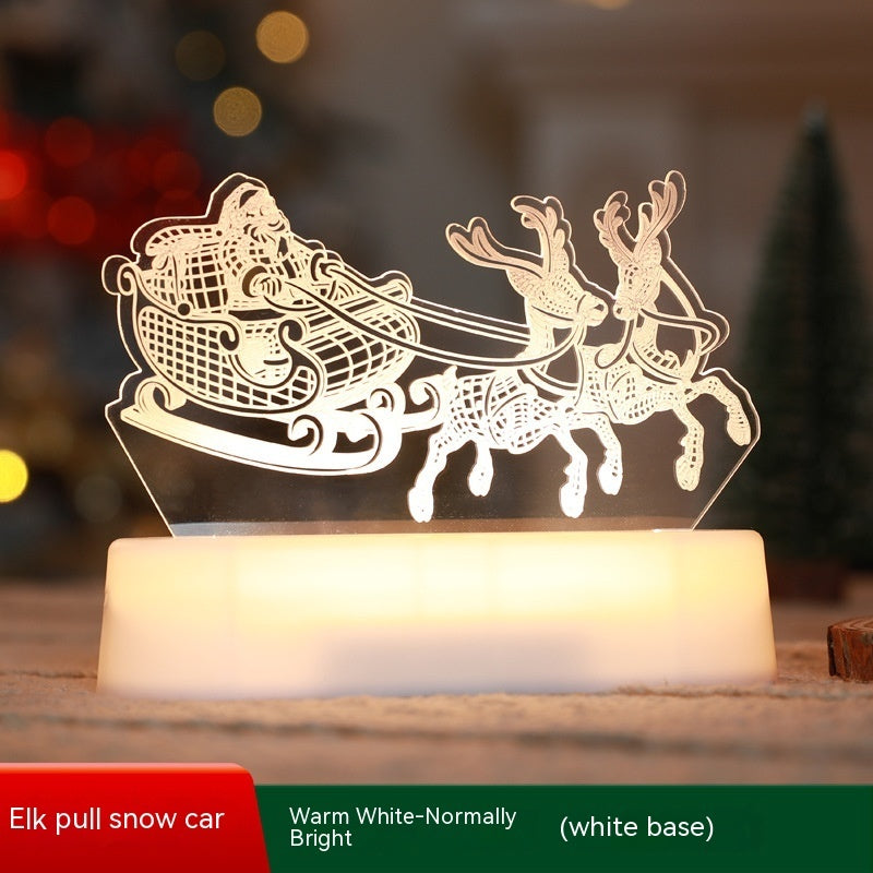 Canadian-Carto Christmas 3D Acrylic LED Night Lamp
