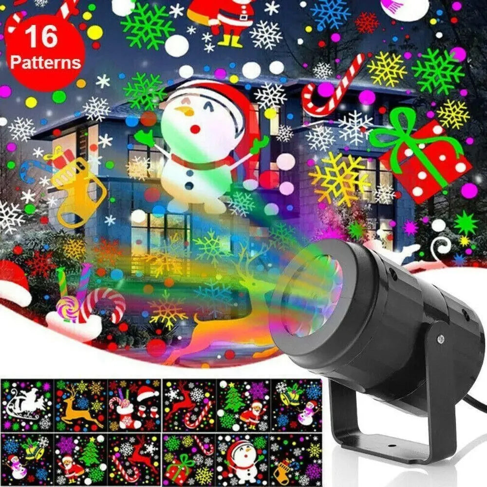 Canadian-Carto Christmas Snowflake Projector Light